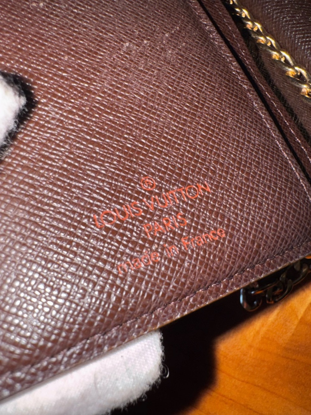 Louis Vuitton French compact wallet kiss Lock vintage 2001 brown unbranded chain - Picture 14 of 17